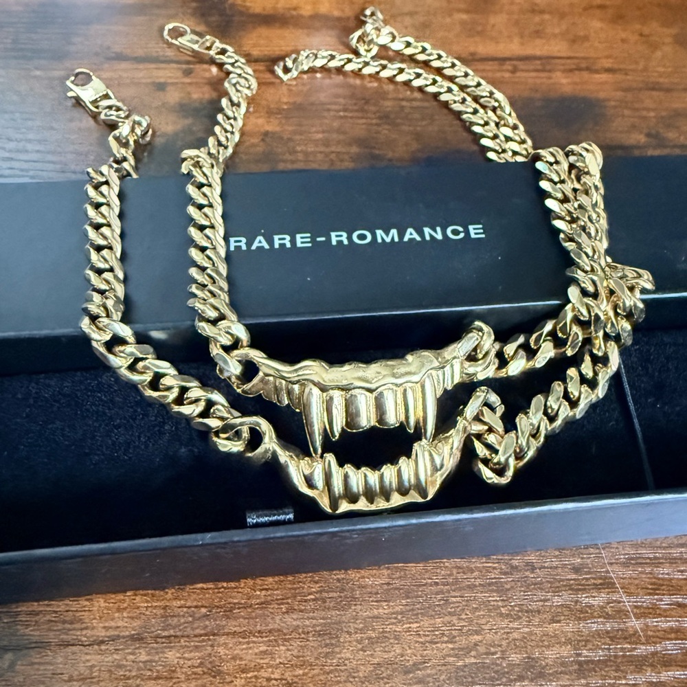 RR Bite Me Dual Chain - Gold